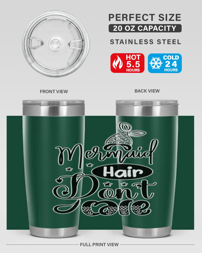 Mermaid Hair Dont Care 407#- mermaid- Tumbler
