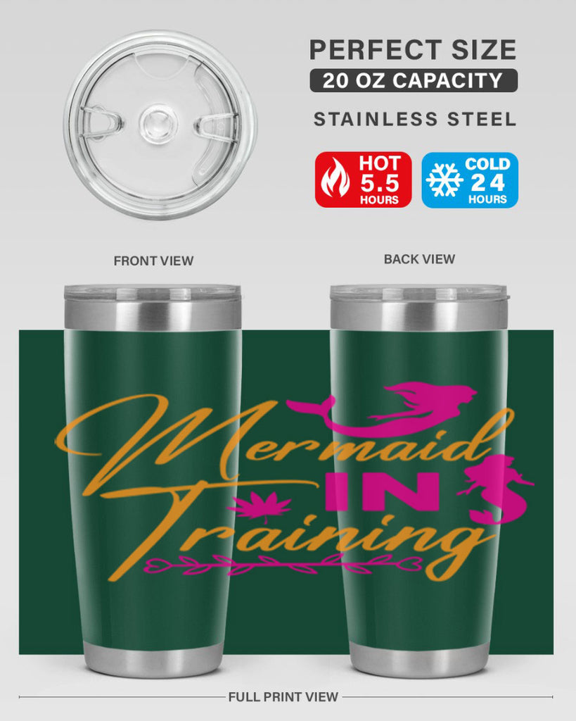 Mermaid In Training 362#- mermaid- Tumbler