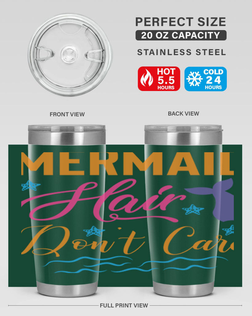 Mermaid hair dont care 414#- mermaid- Tumbler