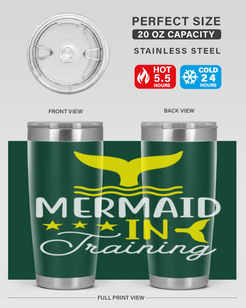 Mermaid in Training 361#- mermaid- Tumbler