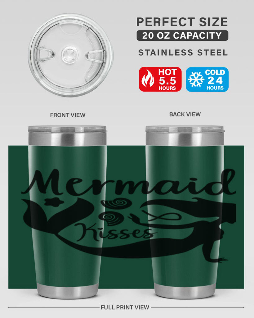 Mermaid kisses design 428#- mermaid- Tumbler