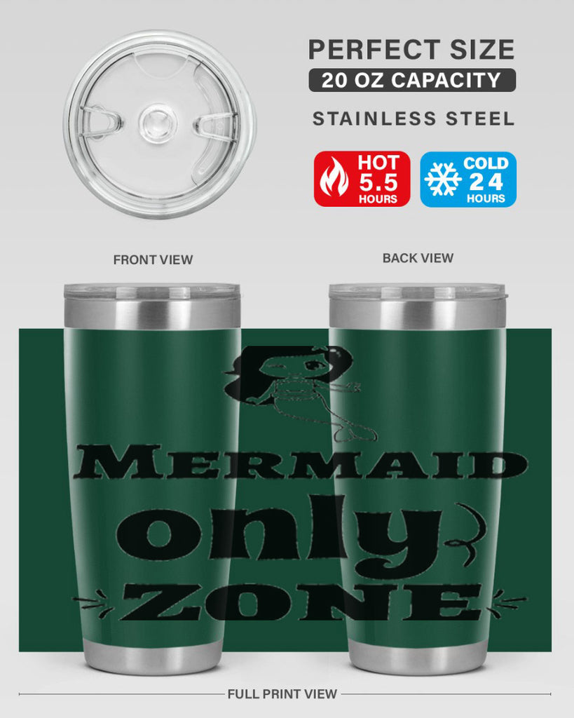 Mermaid only zone 439#- mermaid- Tumbler