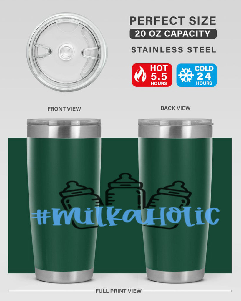 Milkaholic Style 46#- baby- tumbler