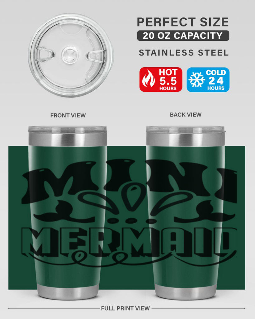 Mini mermaid 507#- mermaid- Tumbler