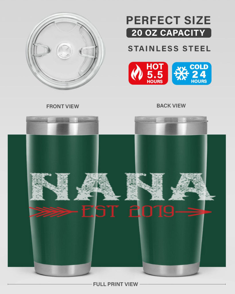 NANA Est 10#- grandma - nana- Tumbler