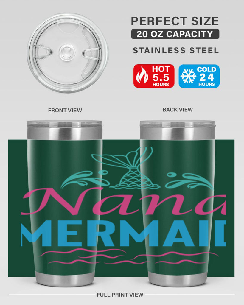 Nana Mermaid Design 518#- mermaid- Tumbler