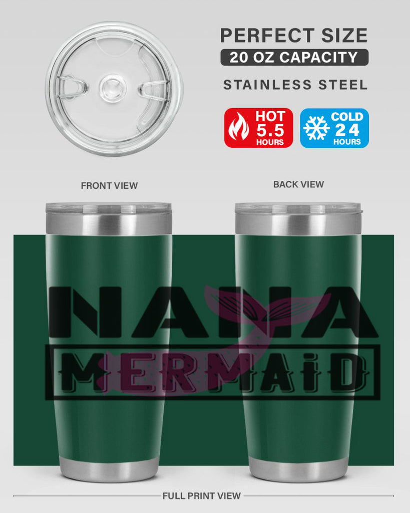 Nana mermaid 517#- mermaid- Tumbler