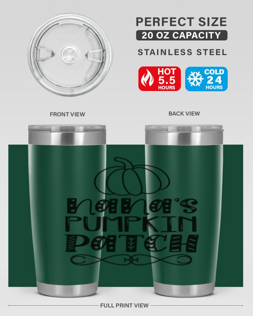 Nana s Pumpkin Patch 439#- fall- Tumbler