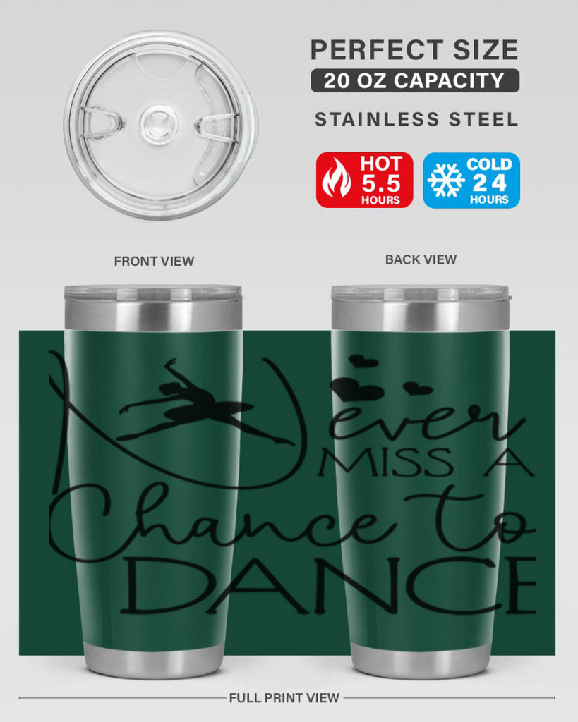 Never Miss a Chance to Dance 62#- ballet- Tumbler