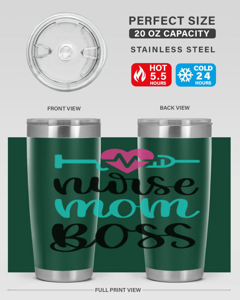 Nurse Mom Boss Style Style 101#- nurse- tumbler