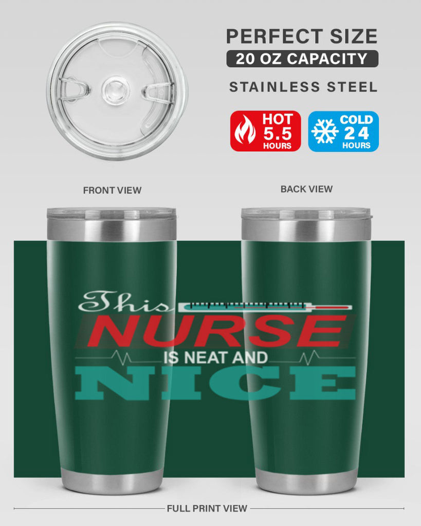 Nurse NiceTransperntPNG Style 403#- nurse- tumbler