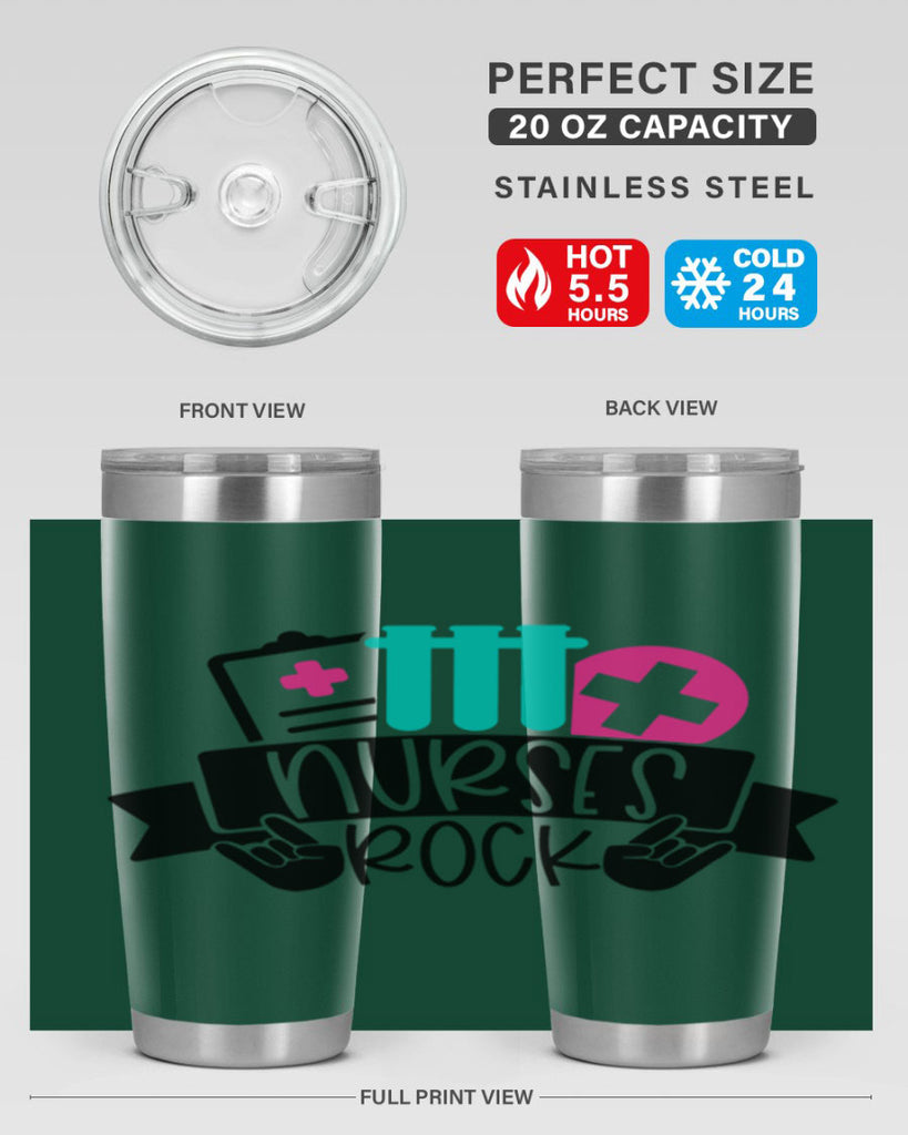 Nurses Rock Style Style 78#- nurse- tumbler