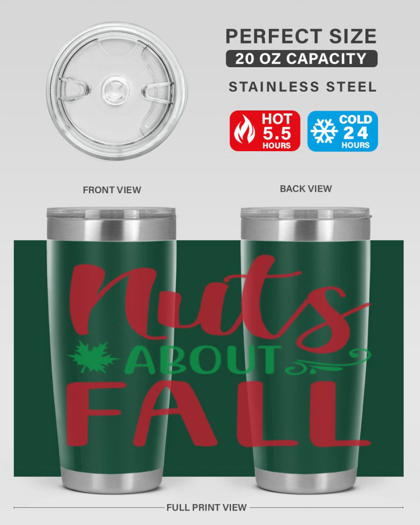 Nuts About Fall 443#- fall- Tumbler