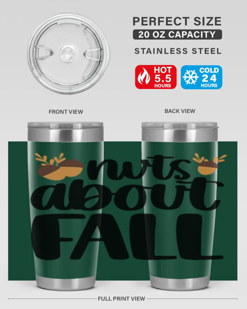 Nuts About Fall 503#- fall- Tumbler