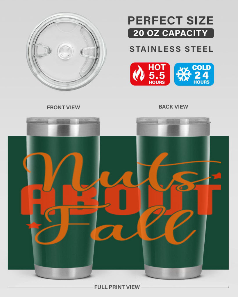 Nuts About Fall Design 444#- fall- Tumbler