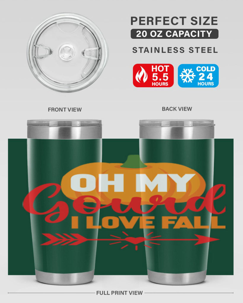 OhMyGourdILove 459#- fall- Tumbler
