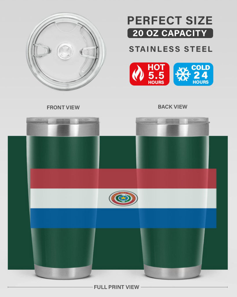 Paraguay 61#- world flags- Tumbler