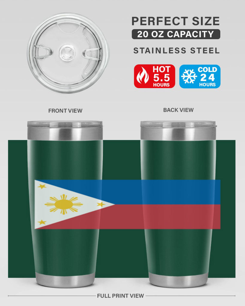 Philippines 59#- world flags- Tumbler