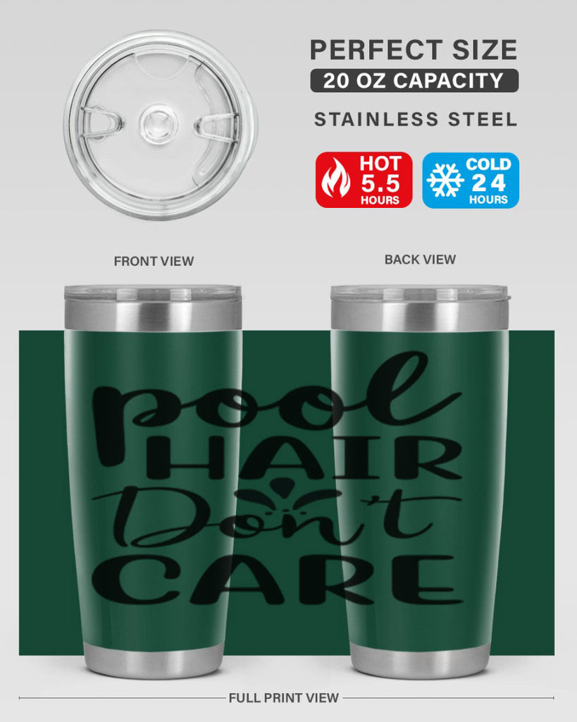 Pool hair dont care 544#- mermaid- Tumbler