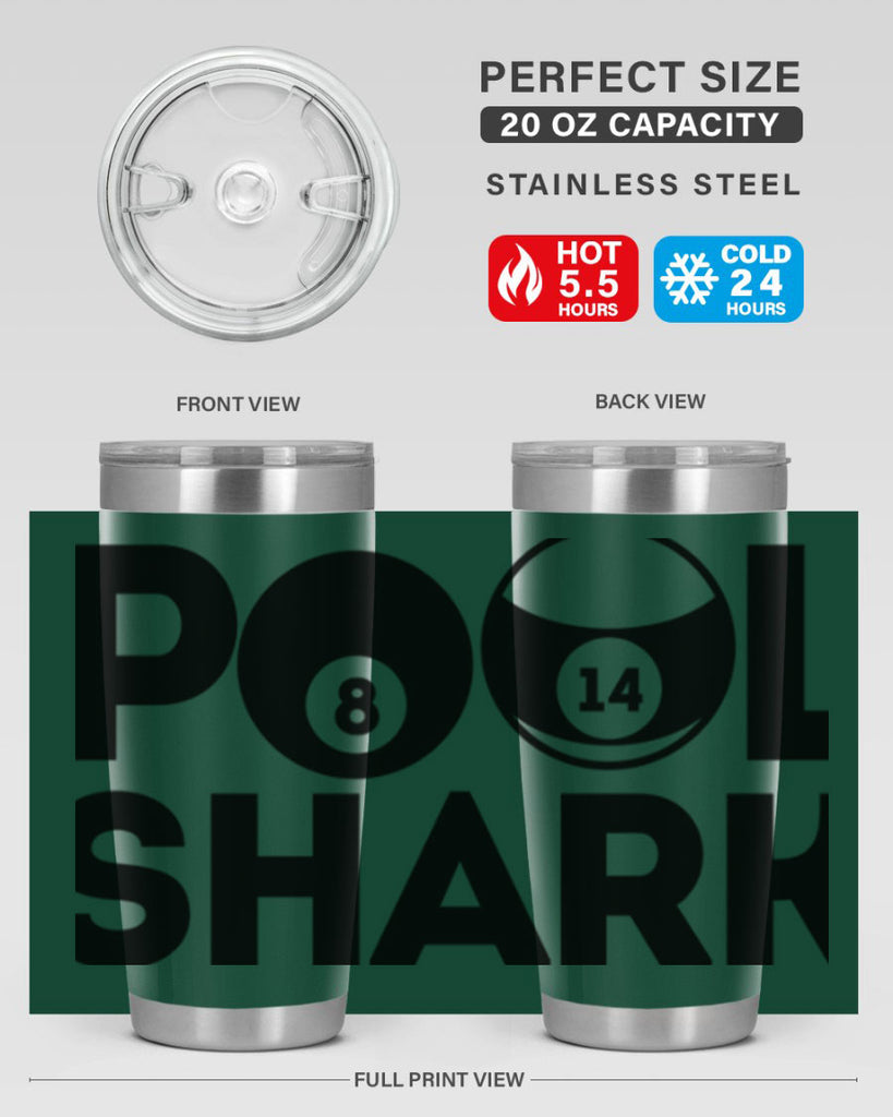 Pool shark 566#- billards- Tumbler