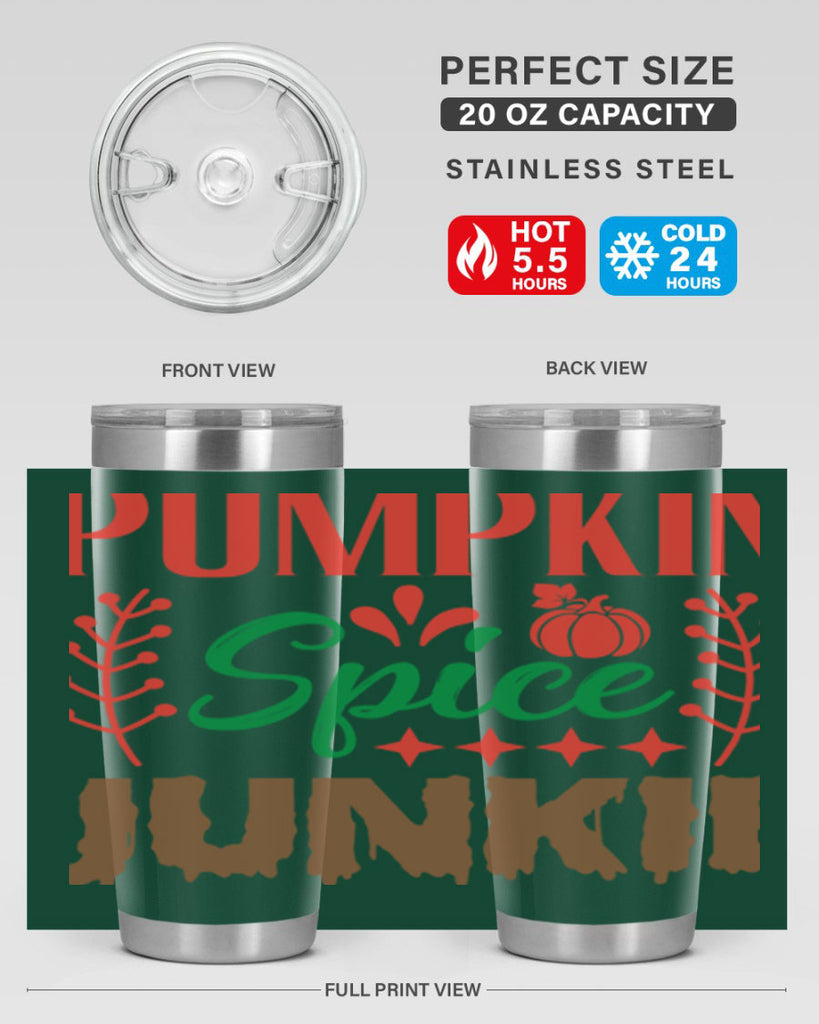 Pumpkin Spice Junkie 547#- fall- Tumbler