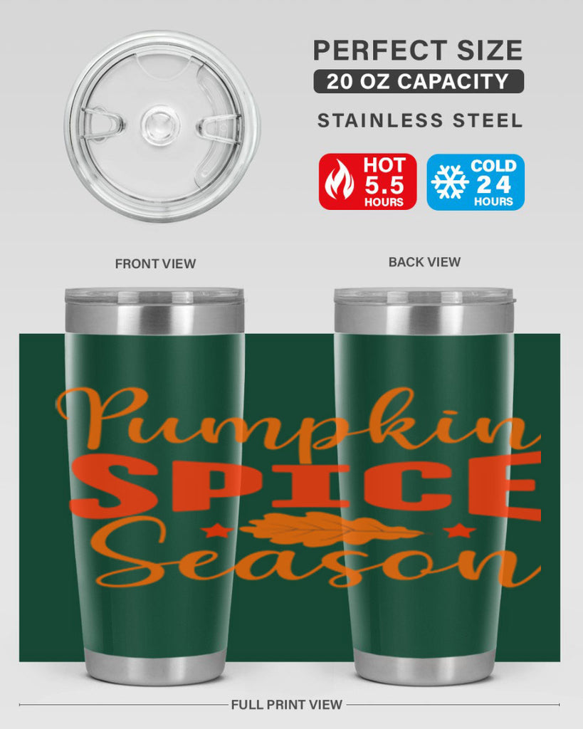 Pumpkin Spice Season Design 557#- fall- Tumbler