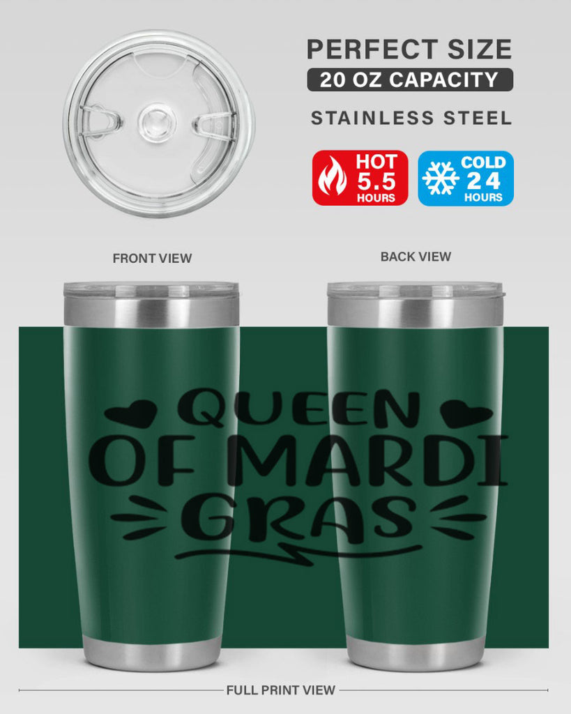 Queen Of Mardi Gras 133#- fashion- Cotton Tank