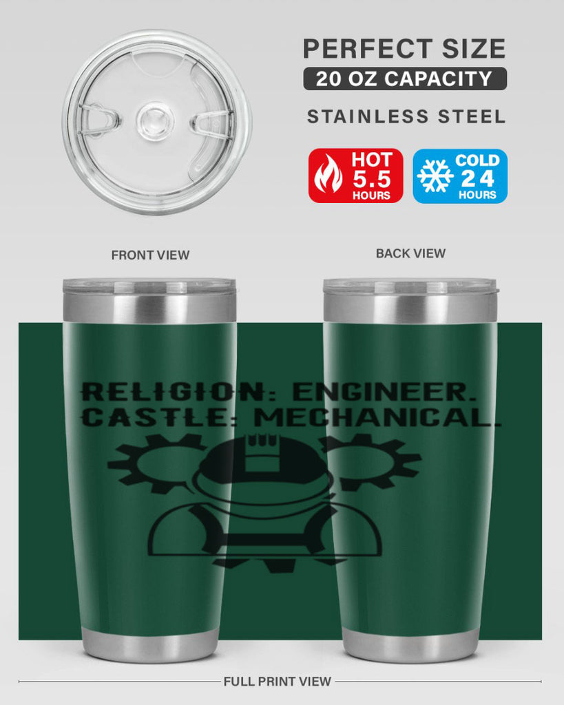 Religion Style 5#- engineer- tumbler