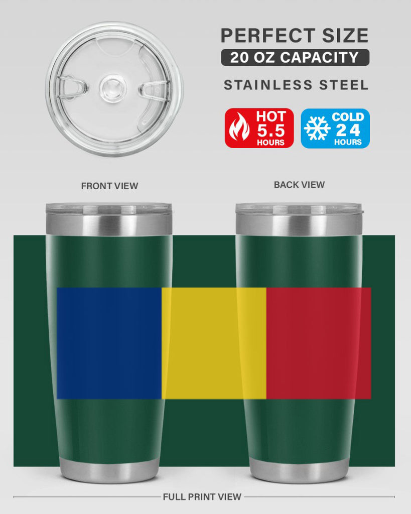 Romania 55#- world flags- Tumbler