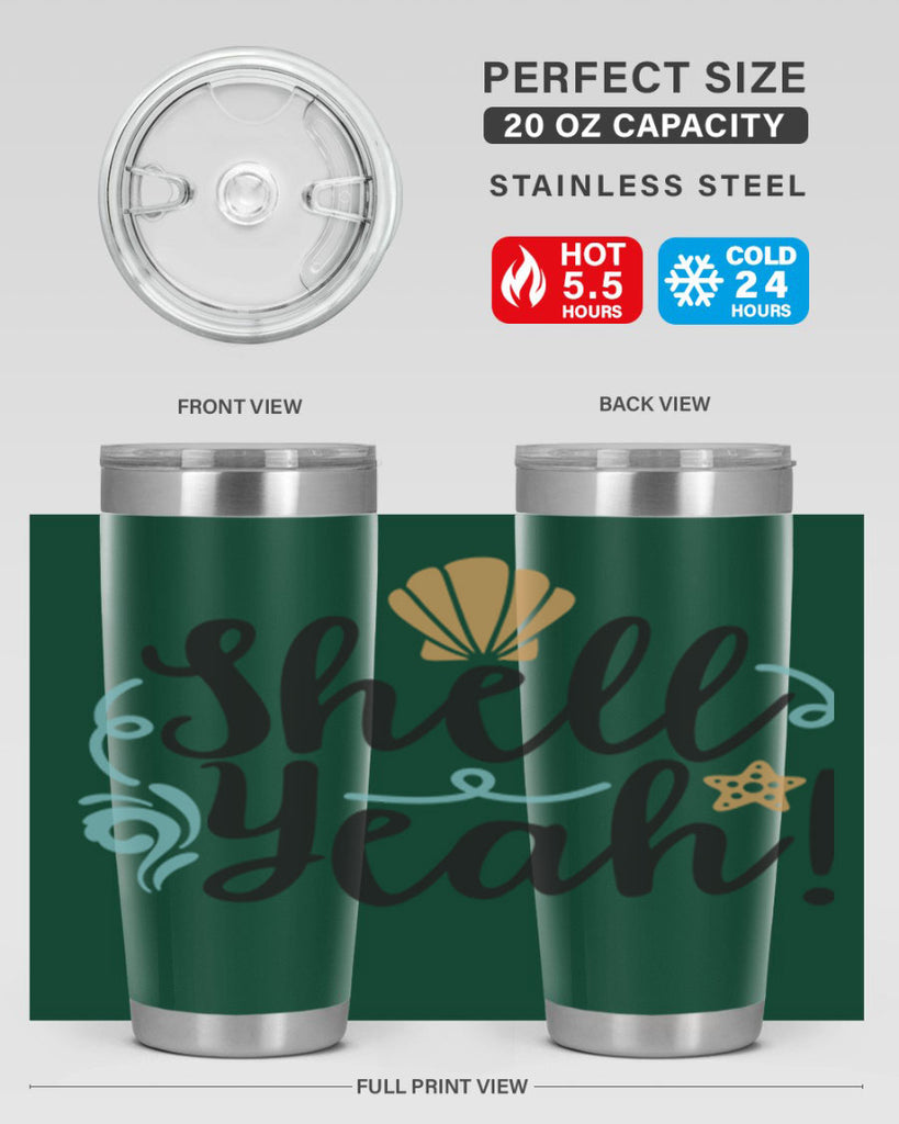 Shell Yeah 592#- mermaid- Tumbler