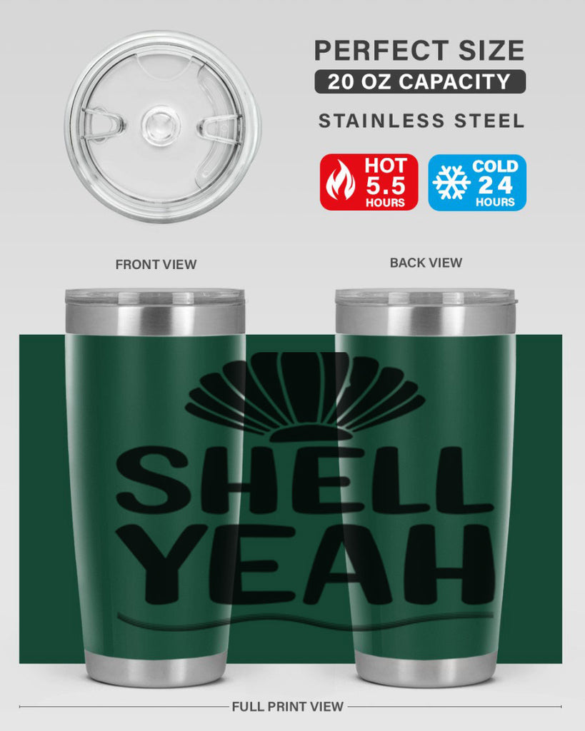 Shell yeah 597#- mermaid- Tumbler