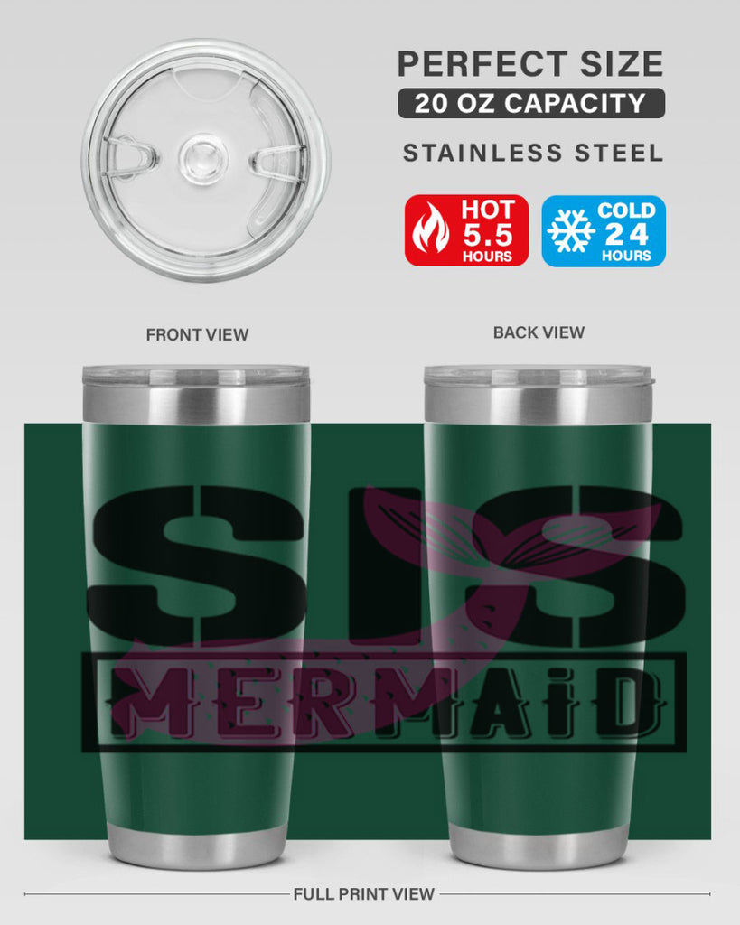 Sis mermaid 599#- mermaid- Tumbler