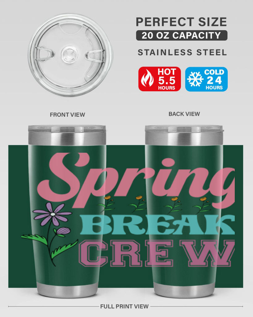Spring Break Crew  484#- spring- Tumbler