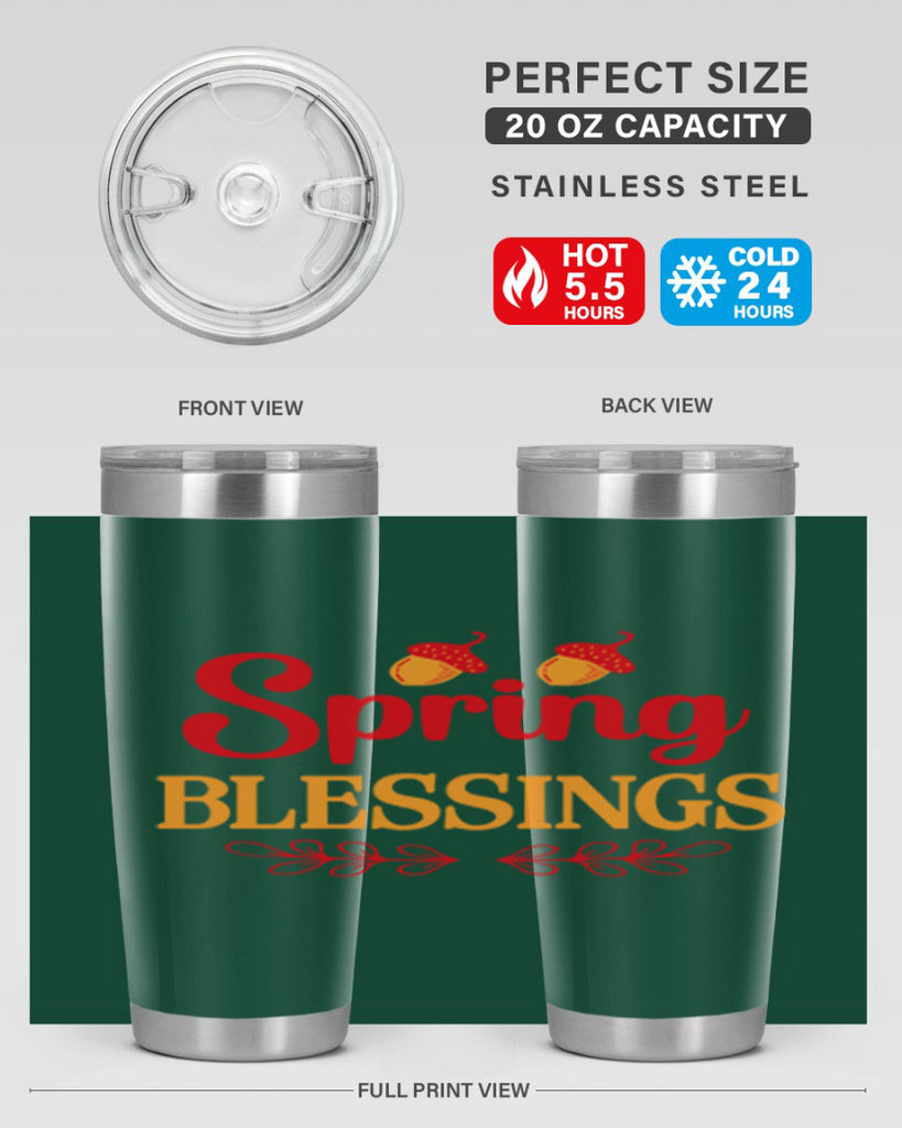Spring blessings 421#- spring- Tumbler