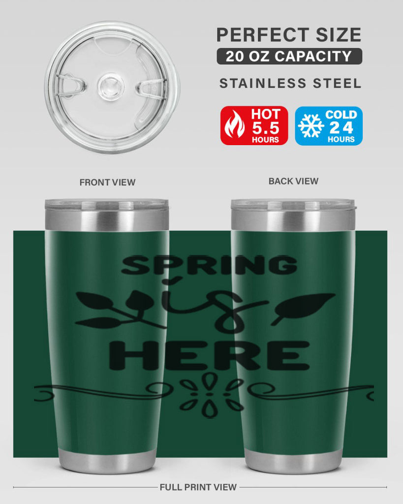 Spring is Here 444#- spring- Tumbler
