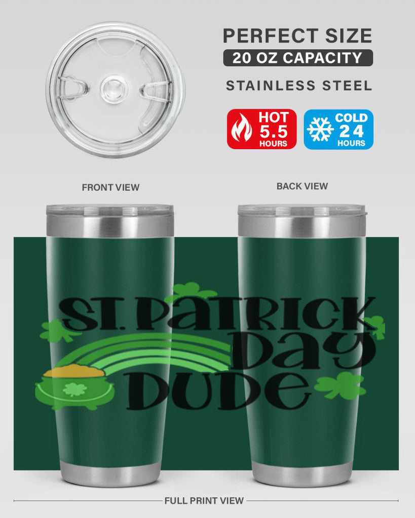 St Patrick Day Dude Style 29#- St Patricks Day- Tumbler