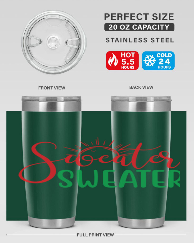 Sweater Weather 583#- fall- Tumbler