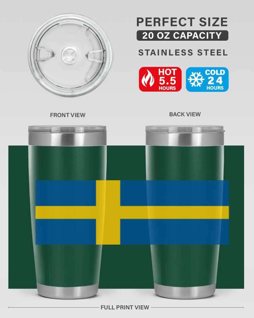 Sweden 29#- world flags- Tumbler