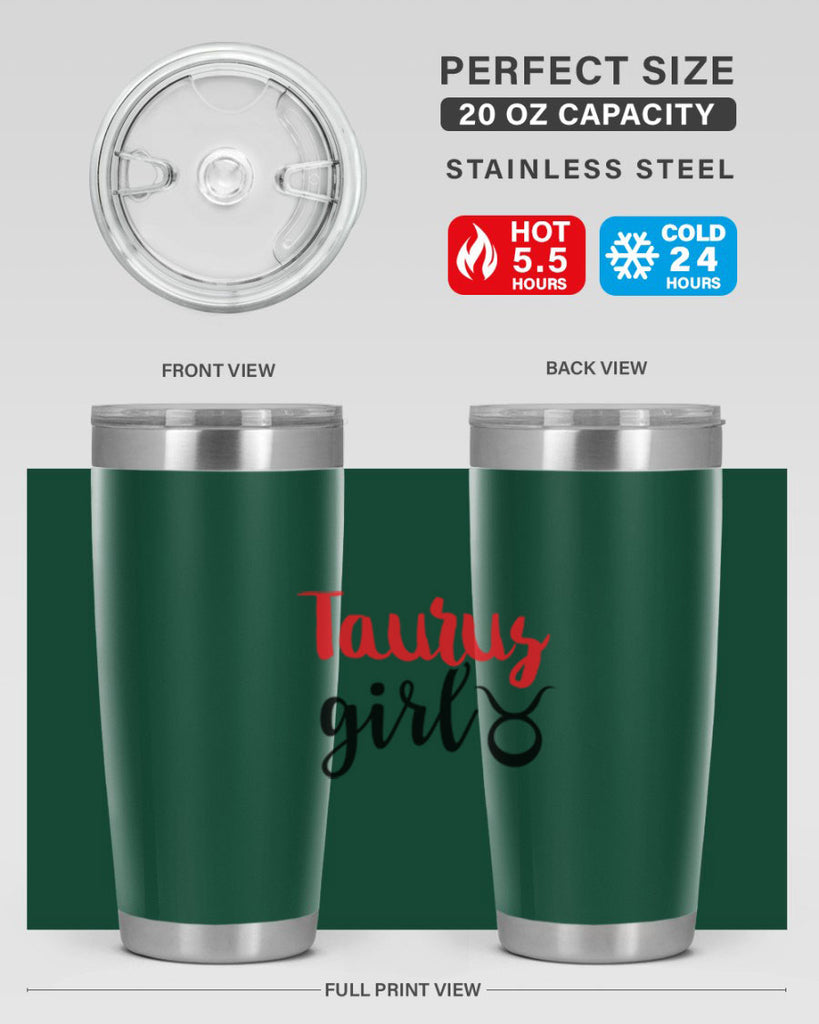 Taurus girl 489#- zodiac- Tumbler