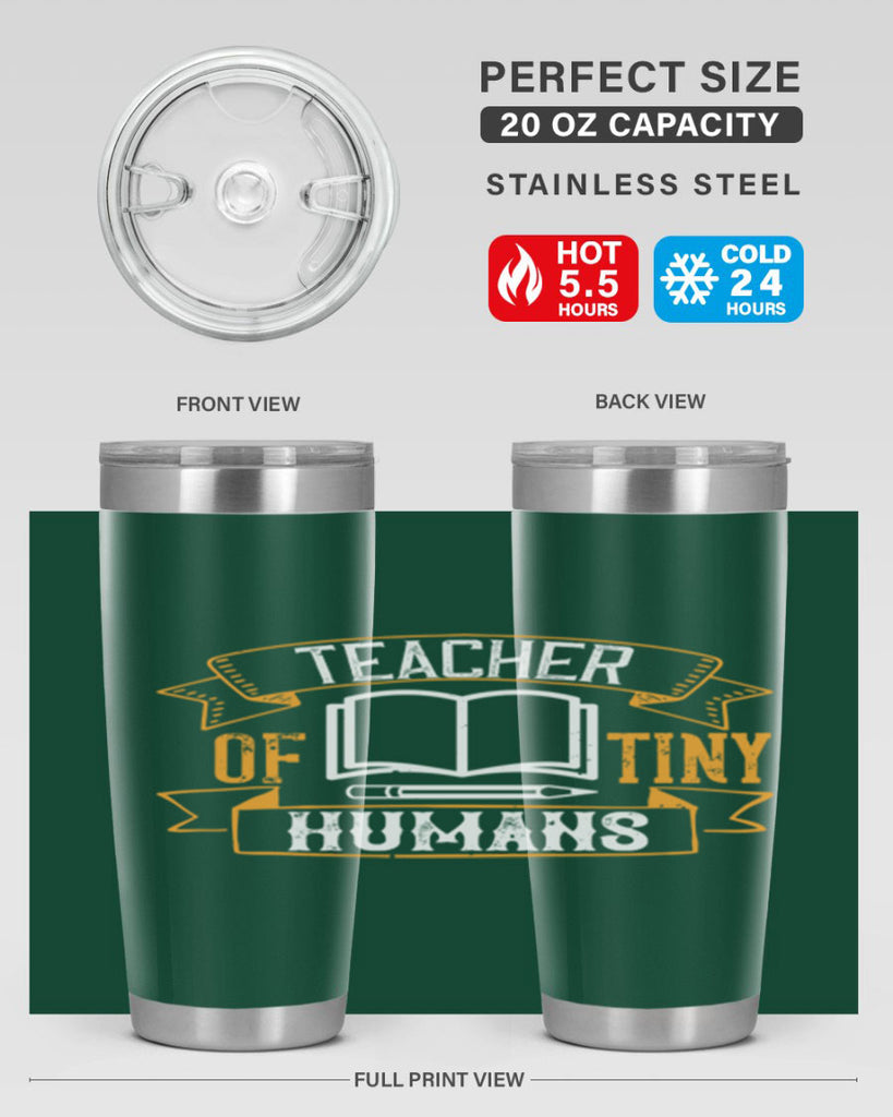 Teacher of tiny humans Style 15#- teacher- tumbler