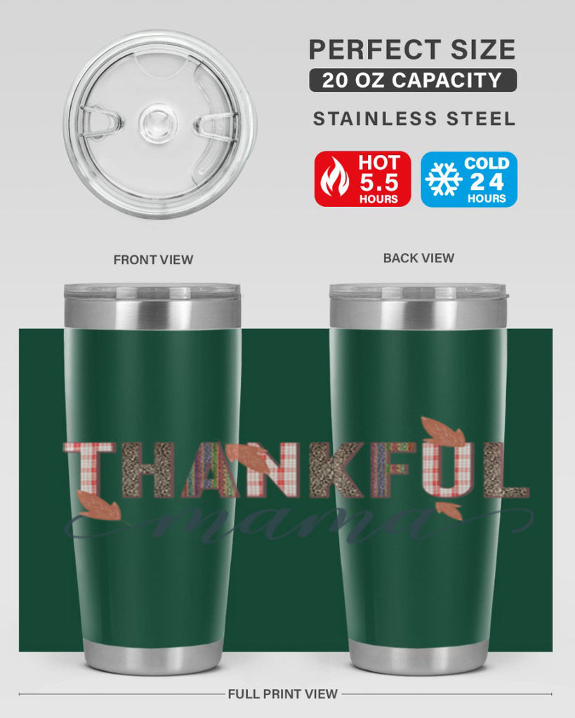 Thankful mama 606#- fall- Tumbler