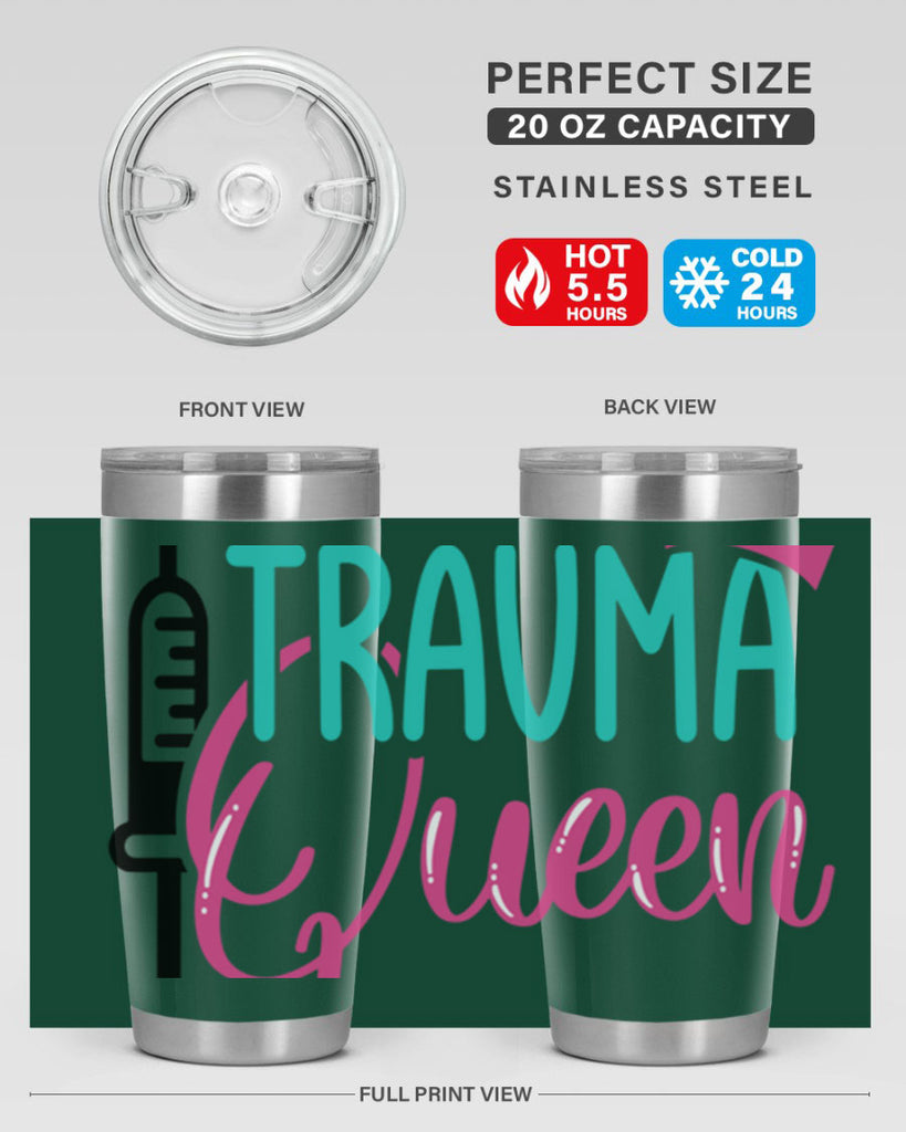 Trauma Queen Style Style 12#- nurse- tumbler