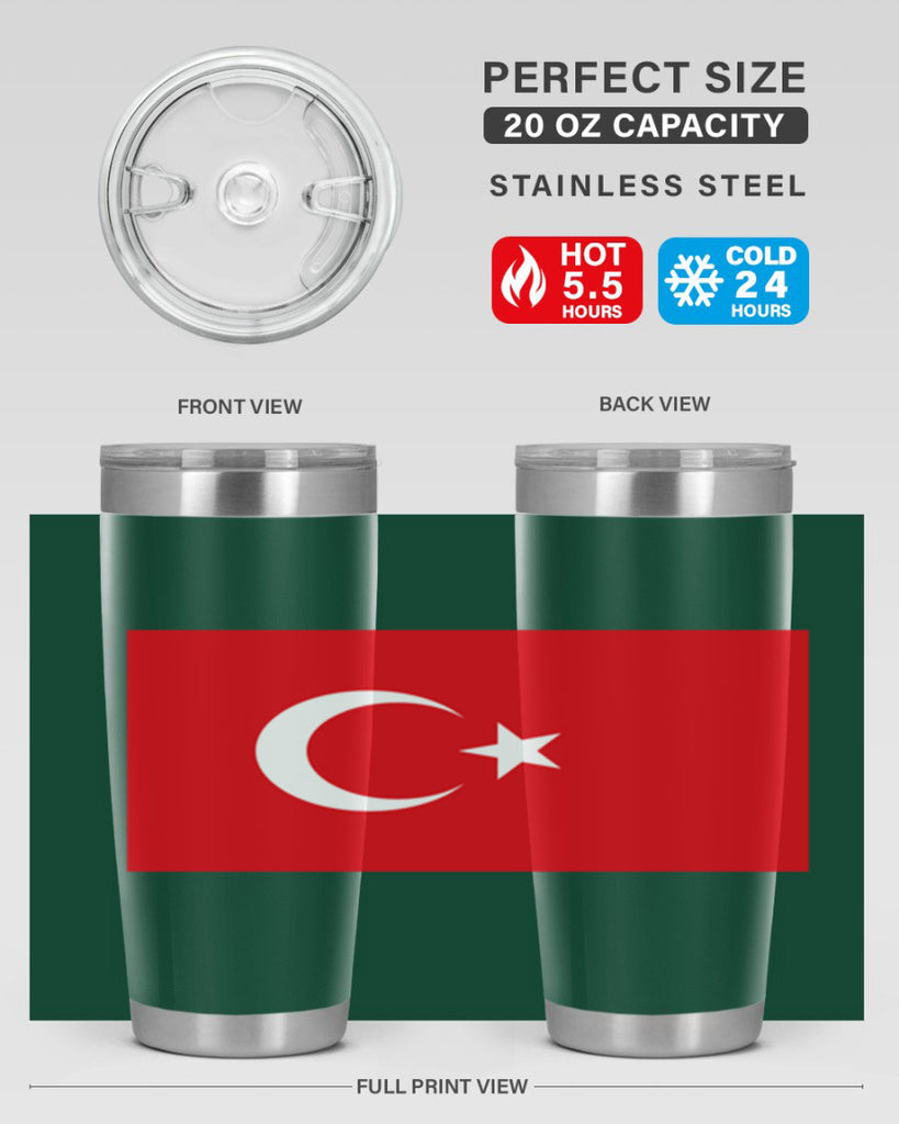 Turkey 17#- world flags- Tumbler