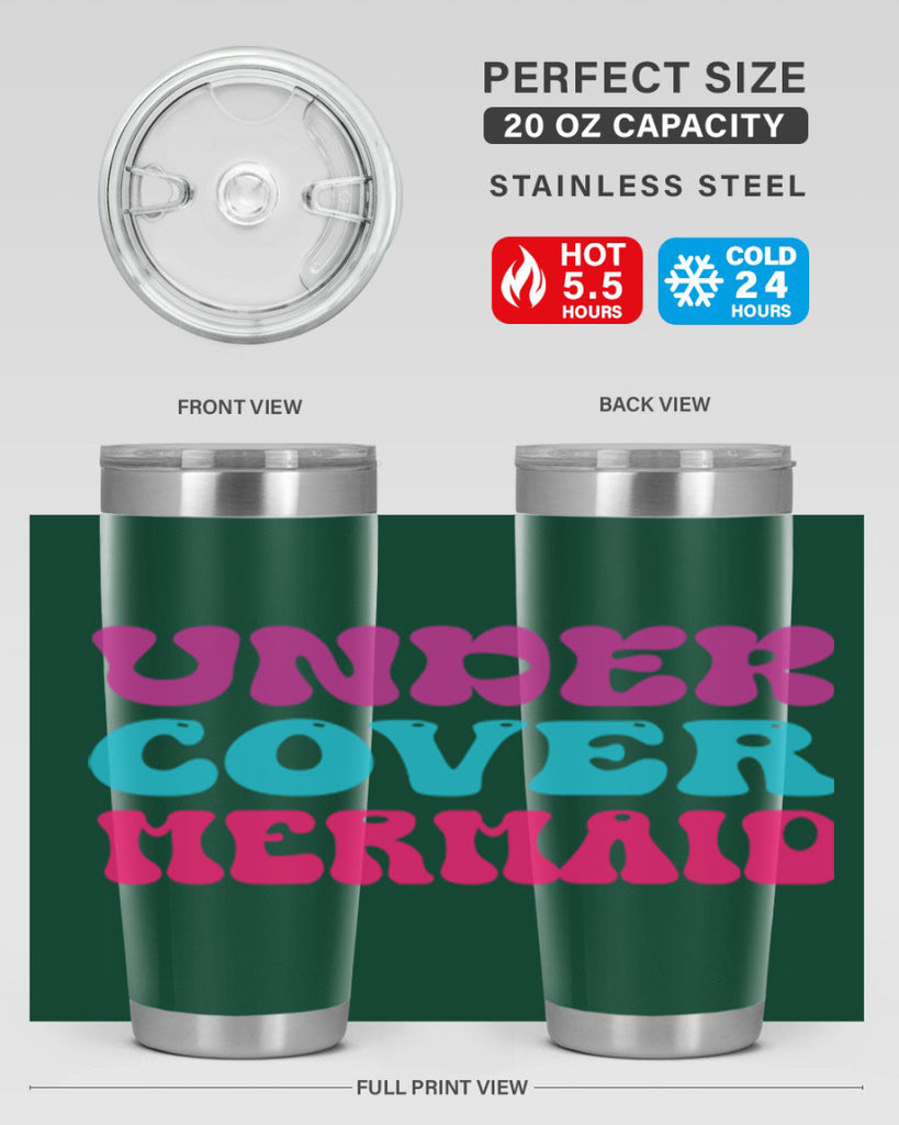 Under Cover Mermaid 635#- mermaid- Tumbler