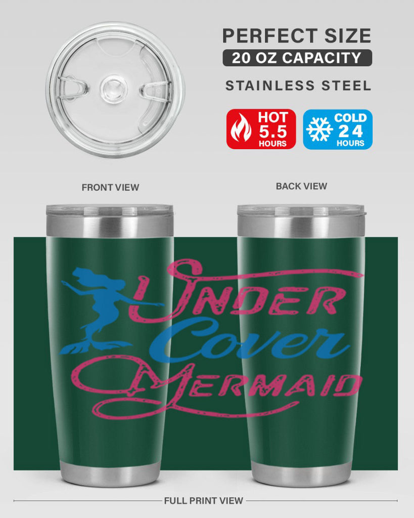 Under Cover Mermaid 640#- mermaid- Tumbler