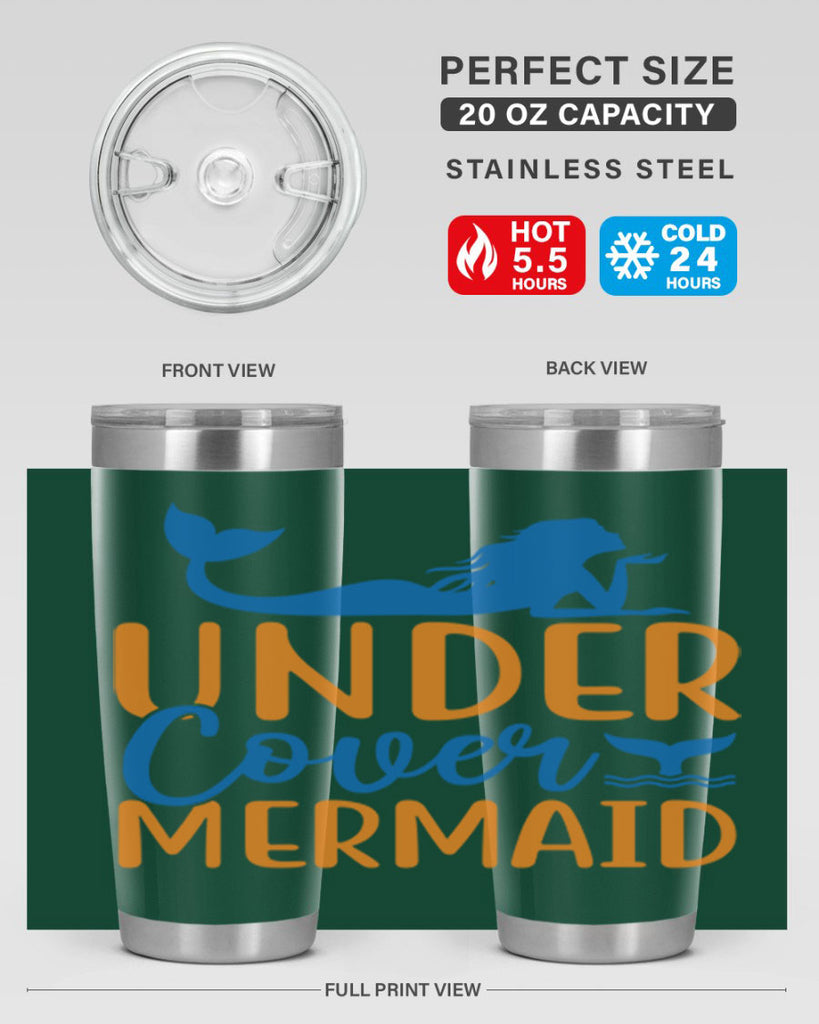 Under Cover Mermaid 644#- mermaid- Tumbler