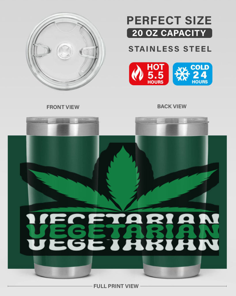 Vegetarian 271#- marijuana- Tumbler