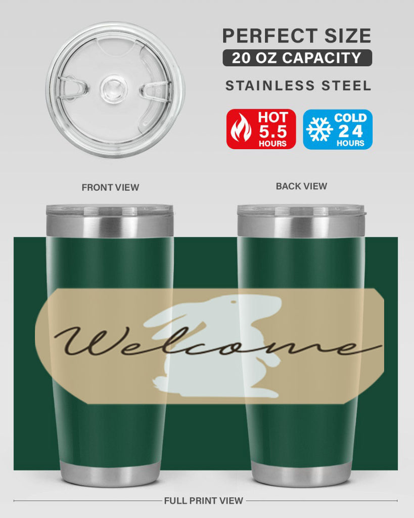 Welcome Bunny569#- spring- Tumbler
