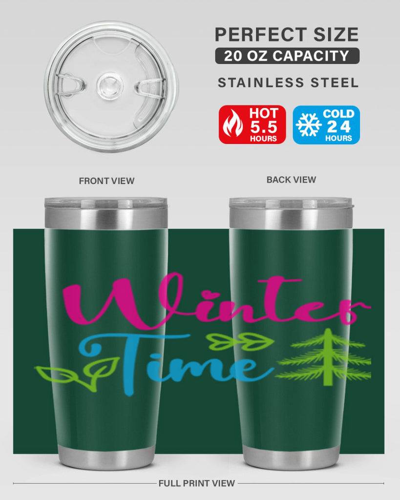 Winter Time 528#- winter- Tumbler