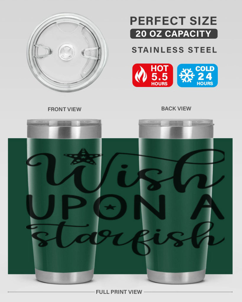 Wish upon a starfish  602#- spring- Tumbler